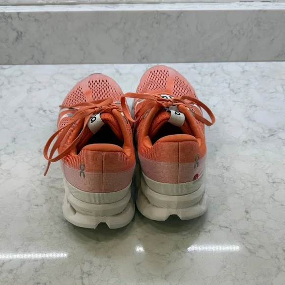 On Running Women's Coral Athletic Shoes, Size 10.5 - Picture 4 of 10